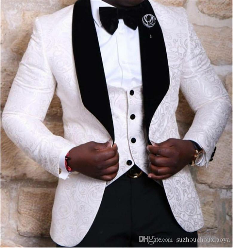 Slim Fit Male Blazer Wedding Groom Tuxedos men suit Beige Mens Suits Three Piece Jacket Pants Vest fast delivery Slim Fit Male Blazer Wedding Groom Tuxedos men suit Beige Mens Suits Three Piece Jacket Pants Vest fast delivery
